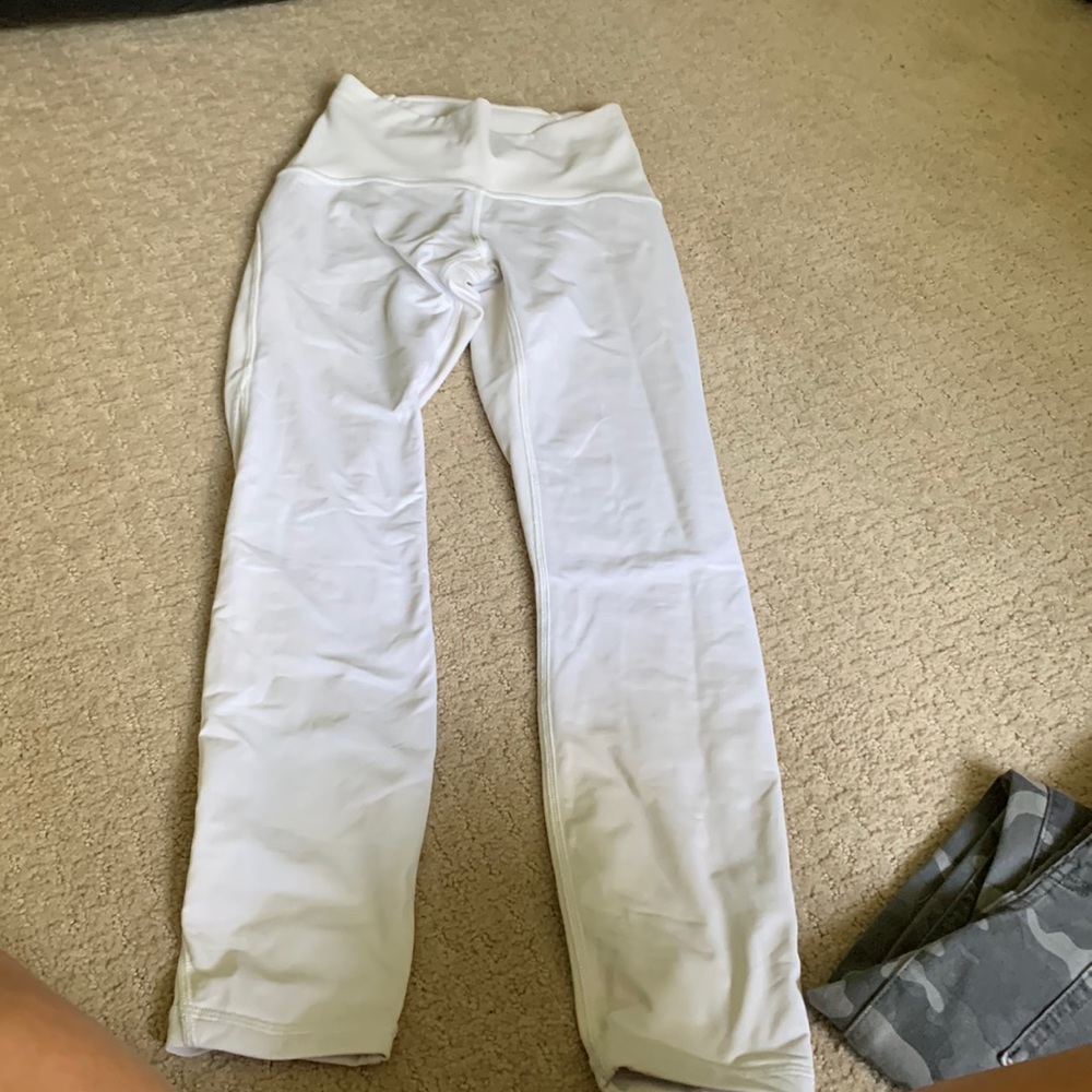 Lululemon white leggings